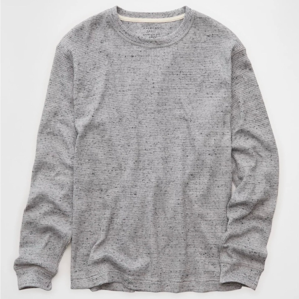 American Eagle - Gray Long Sleeve Thermal